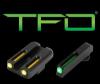 TFO mieridlá TRUGLO Glock 42/43 zeleno-žlté