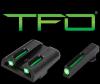 TFO mieridlá TRUGLO Glock 17,19 LOW zeleno-zelené